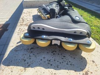 Patines en línea agresivos negros