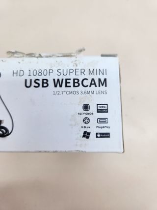 ✅ Cámara Web mini USB HD 1080P Syuantech