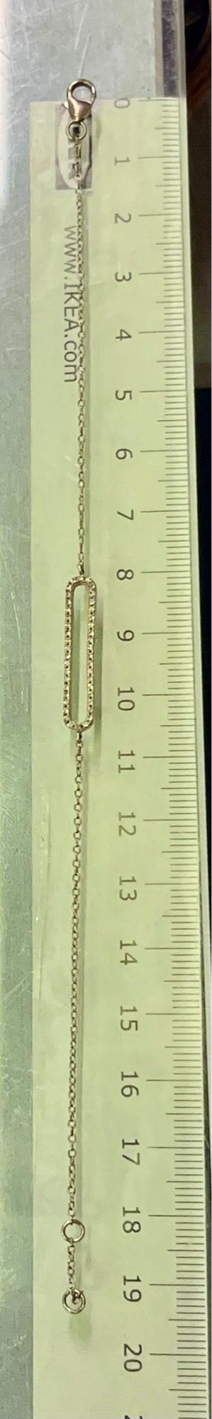 Pulsera plata con circonitas