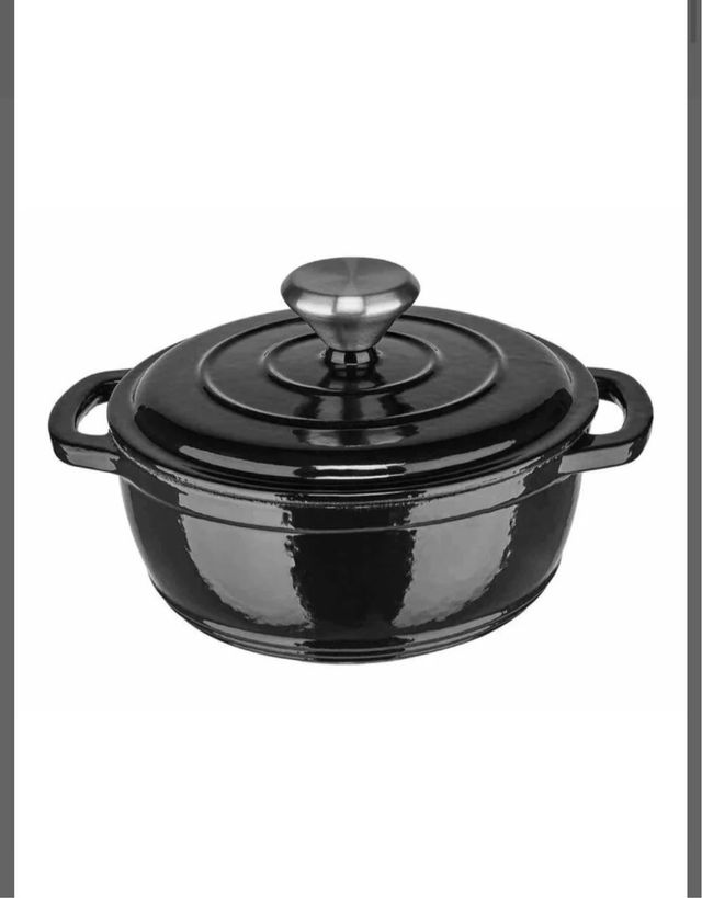 Olla de Acero Roja 17cm / 1L