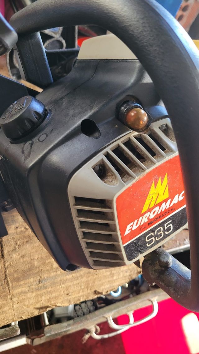 Motosierra Euromac S35 McCulloch para poner a punt