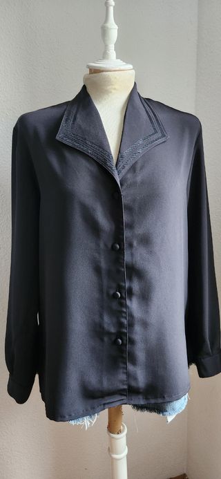 Blusa Vintage Negra