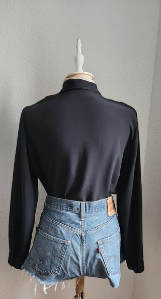 Blusa Vintage Negra