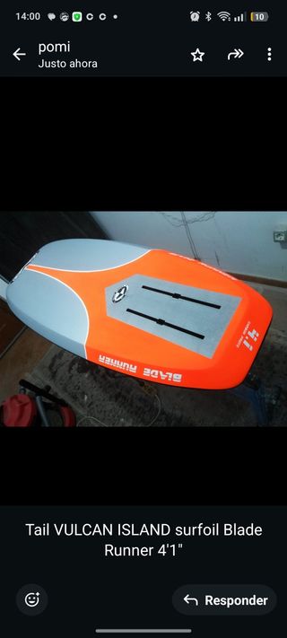 Tabla surf foil carbono