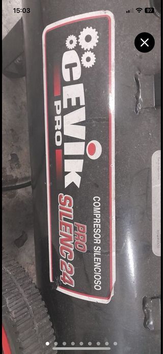 Compresor Cevik Pro Silencioso 24L