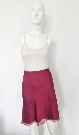 Falda gasa fiesta talla 38