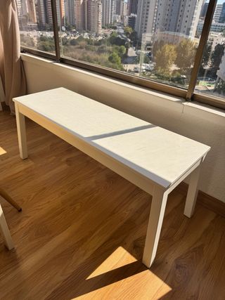Panca Ikea x2 in legno bianco
