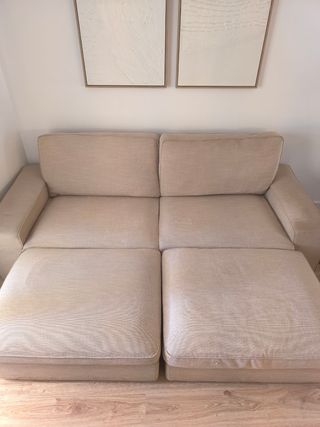 Sofá Kivik 3 plazas Ikea + 2 puffs