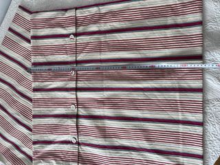 Cojines Rayas Beige y Rojo 65x65