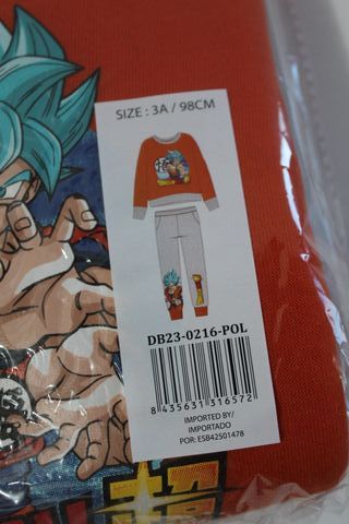 Tuta Dragon Ball Z Goku Bambino 3A/98cm