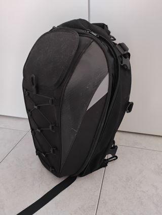 Borsa da sella per moto nera