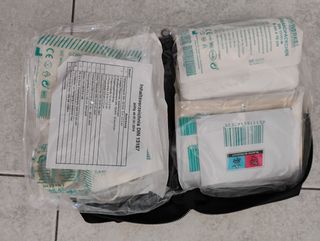 Borsa da sella per moto nera