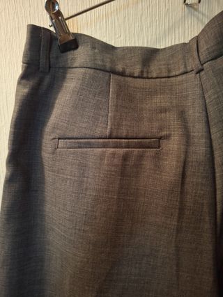FALDA -Pantalones Stradivarius grises talla 42