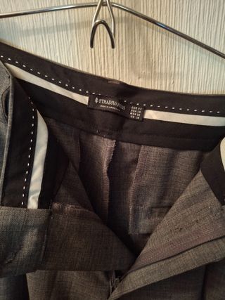FALDA -Pantalones Stradivarius grises talla 42