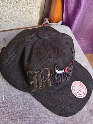 Gorra Chicago Bulls Mitchell & Ness Negra
