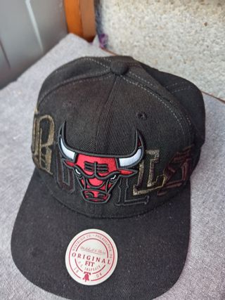 Gorra Chicago Bulls Mitchell & Ness Negra