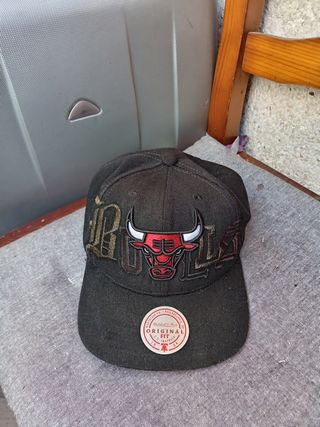 Gorra Chicago Bulls Mitchell & Ness Negra