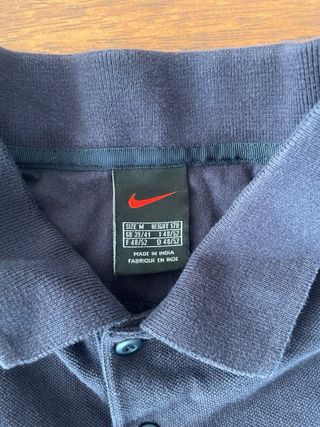 Polo Nike Vintage Talla M Azul