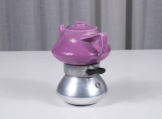 Caffettiera anni '60 "Letizia". Raro color lilla