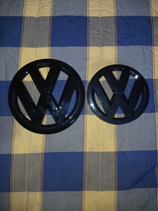 Emblema Logo Volkswagen Negro