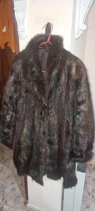 Abrigo de piel 