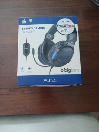 Cascos Gaming PS4 Bigben + PES 2019