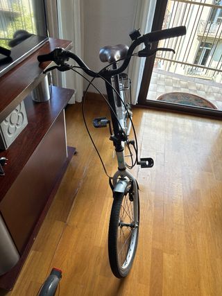 Bicicleta Plegable Blanca