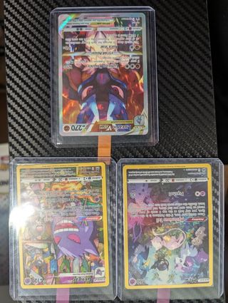 Lote de cartas Pokémon: Mew, Gengar, Lucario