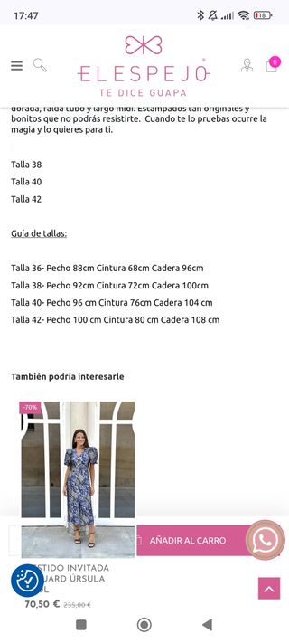 Vestido de fiesta estampado mariposas
