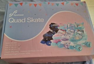 Patines ajustables para niña con luces