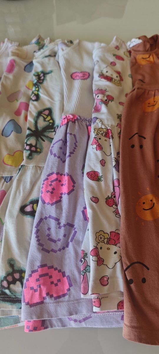 Lote 11 Vestidos Niña Talla 5-6 Años