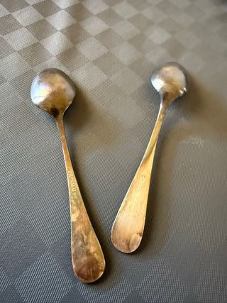 Set 2 Cucchiaini Vintage Metallo