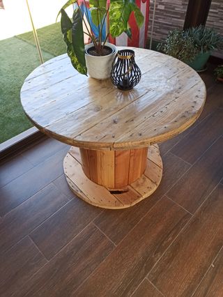 Mesa Bobina Madera