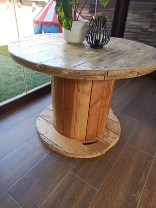 Mesa Bobina Madera
