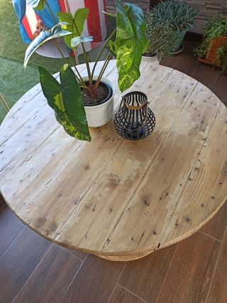 Mesa Bobina Madera
