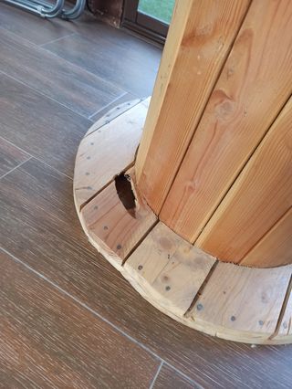 Mesa Bobina Madera