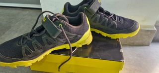 Zapatillas Ciclismo Mavic Negras y Amarillas t.46