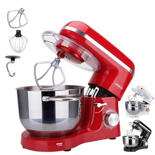 Batidora de pie Arebos 1500W 6L Roja