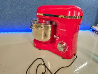 Batidora de pie Arebos 1500W 6L Roja