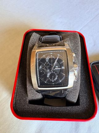Reloj Casima Negro/Plata Hombre