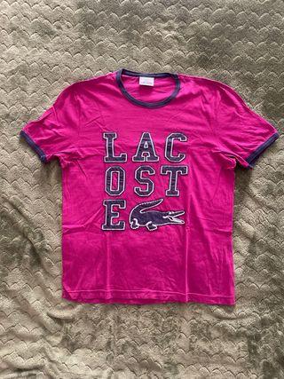 Camiseta Lacoste Magente Logo Cocodrilo