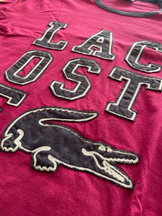 Camiseta Lacoste Magente Logo Cocodrilo