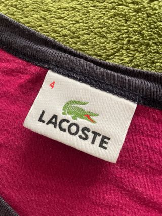 Camiseta Lacoste Magente Logo Cocodrilo