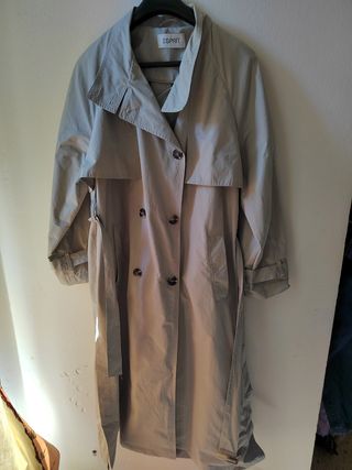 Gabardina Esprit Beige/Gris