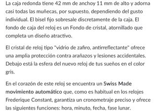 Reloj Frederique Constant Slimline Manufactura