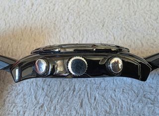 Reloj Pulsar Cronógrafo Negro y Plateado. FUNCIONA
