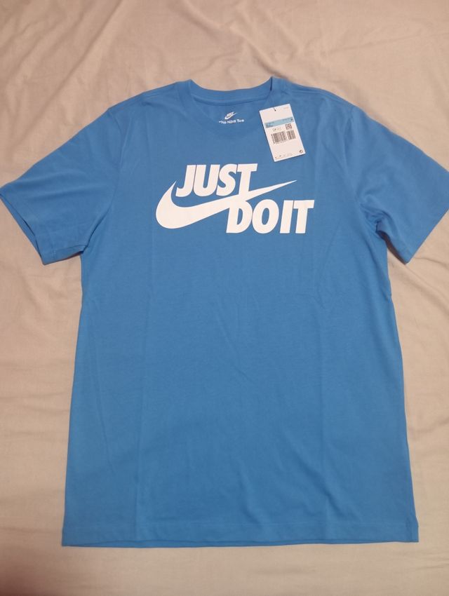 Camiseta Nike Just Do It Azul Talla M