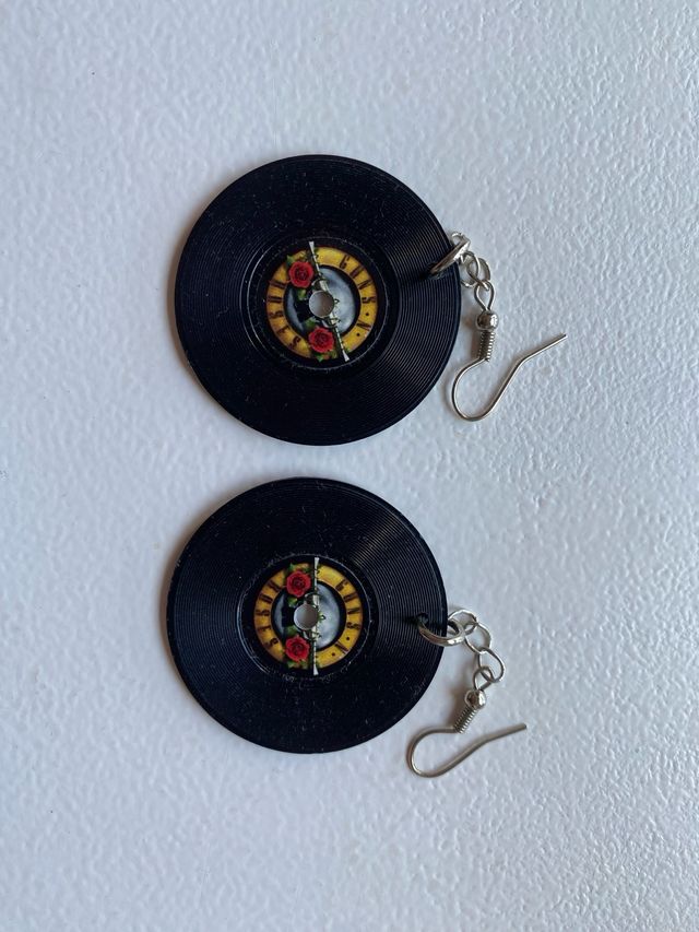 Pendientes Guns N' Roses Vinilo