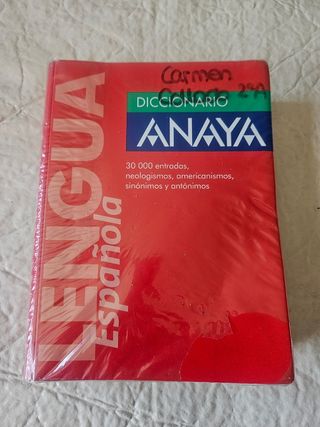 Diccionario de la lengua española anaya