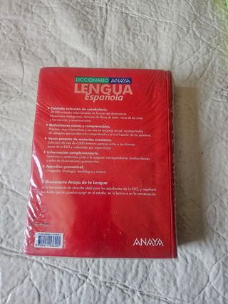 Diccionario de la lengua española anaya